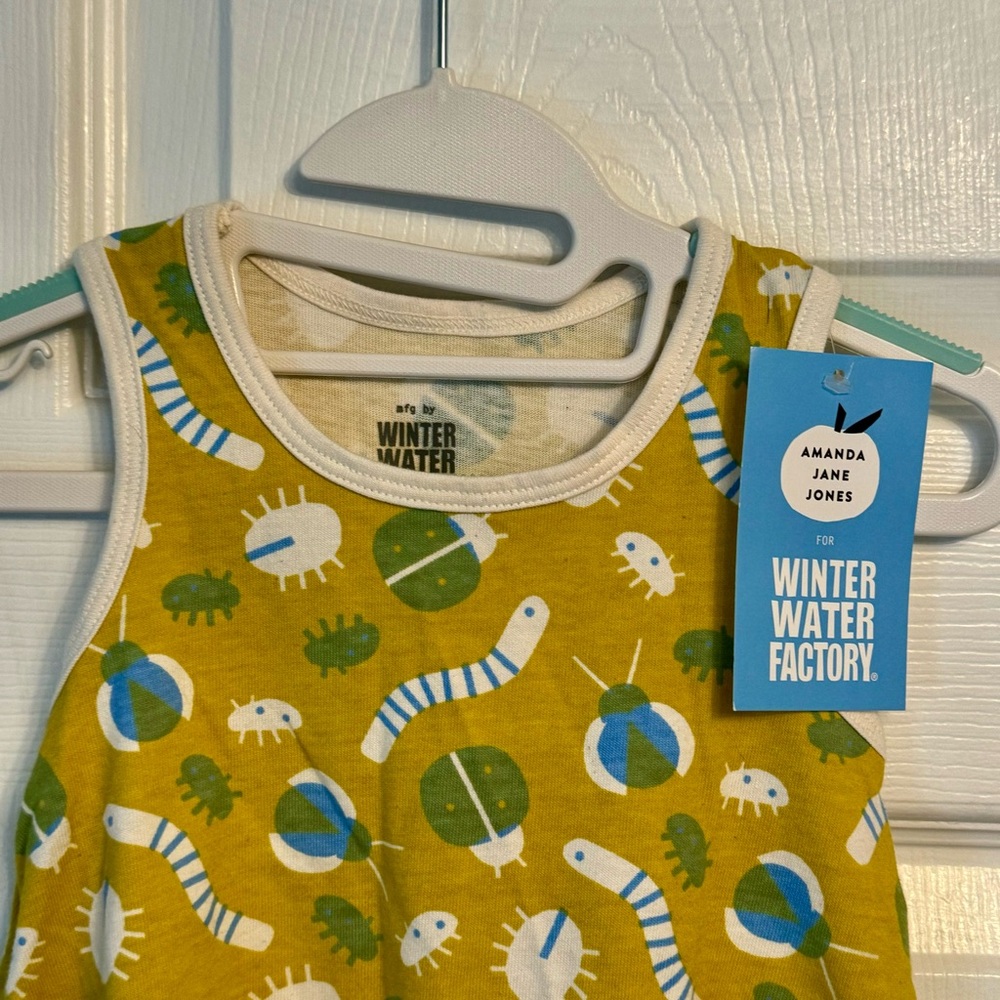 NWT Winter Water Factory Bubble Romper, 6 months, Busy Bugs